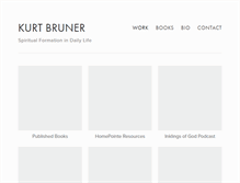Tablet Screenshot of kurtbruner.com